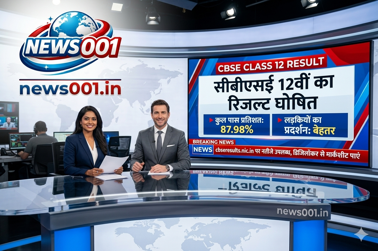 धमाका! CBSE 12वीं का रिजल्ट जारी, Direct Link से यहाँ चेक करें अपना स्कोर – news001.in